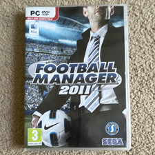 SEGA Football Manager 2011 PC/Mac DVD-ROM PAL PEGI 3 Sports Sim Manual