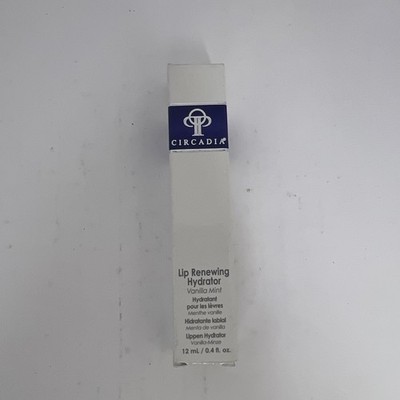 Circadia Lip Renewal Hydrator, Vanilla Mint 0.4 oz. NEW IN BOX! FRESH! 01/2028!