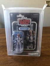 Star Wars Vintage Collection Clone Wars 332nd Ahsoka's Trooper Graded AFA 80