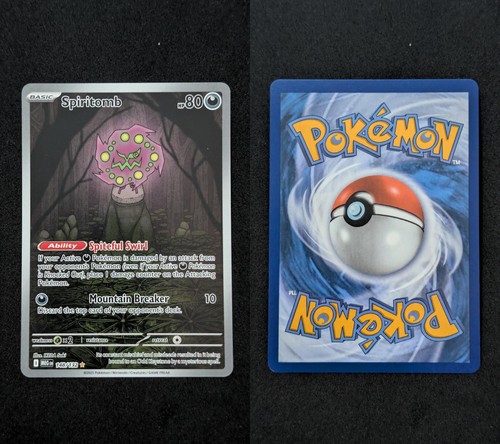 Spiritomb 148/132 Illustration Rare Mega Evolution Pokemon Holo Near Mint