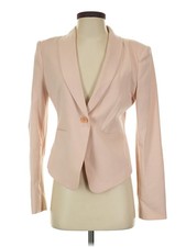 BCBGMAXAZRIA Women Ivory Blazer S