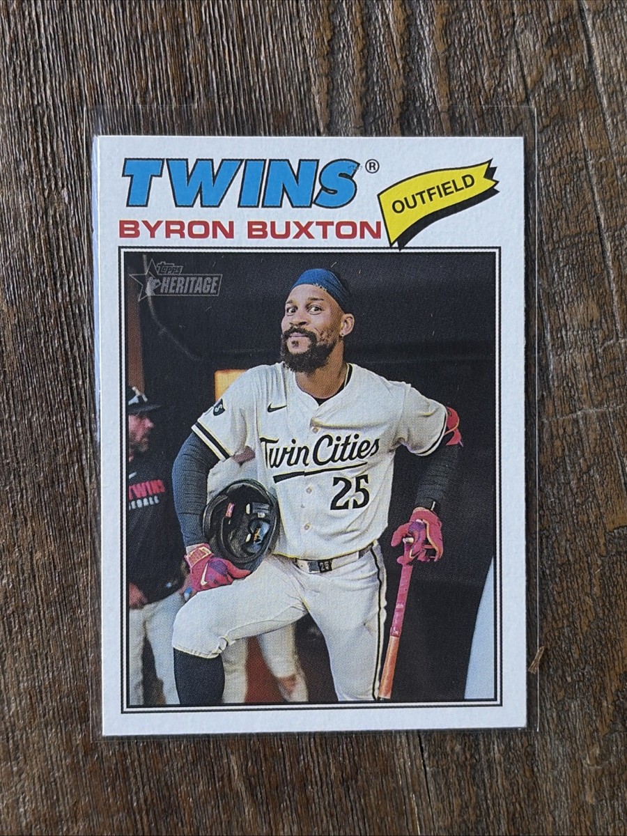 【BYRON BUXTONサイン】2026 UNDER WRAPS MLB 2026 Topps Heritage Byron Buxton Image Variation Minnesota Twins