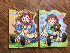 NEW 2 Classic 2003 Raggedy Ann and Andy Coloring  Activity Book