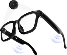 AI Smart Camera Glasses 1080P HD - Bluetooth Video Recording Glasses with Voice
