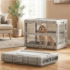 Collapsible Dog Crate for Dogs - 28" L Heavy Duty Dog Kennel No Tools Required