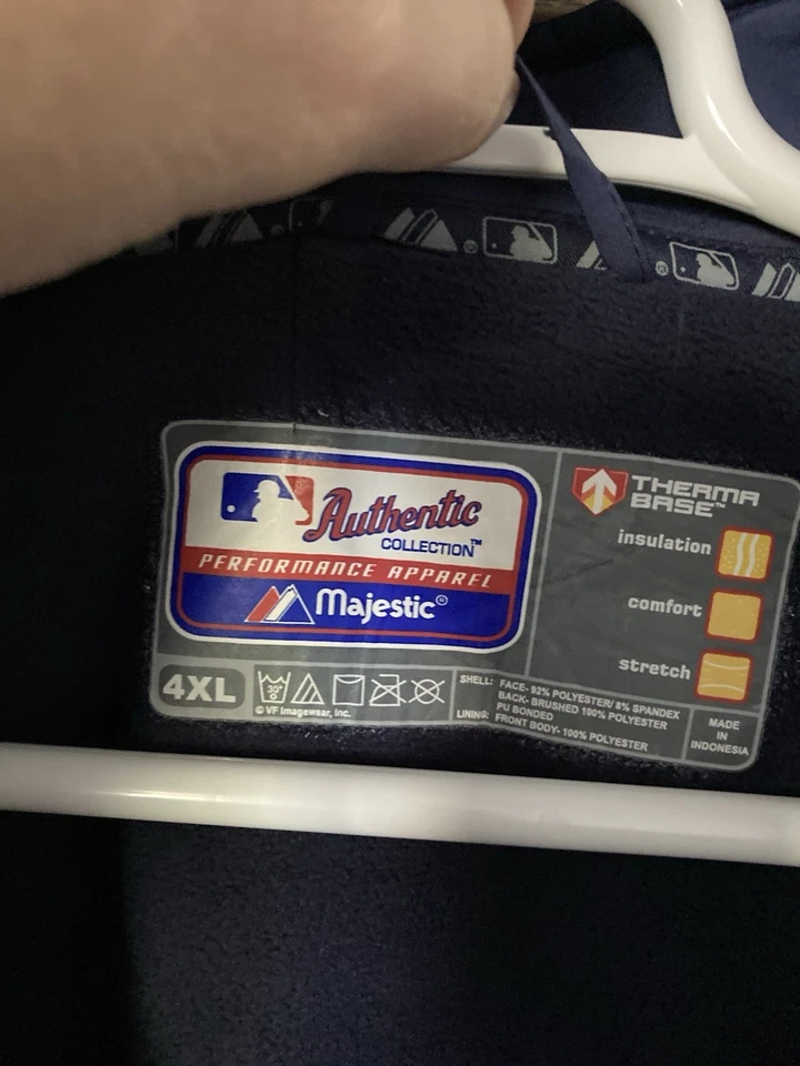 Abrigo Chaqueta Majestic 4XL de los Nacionales de Washington Excelente Estado Sin Defectos MLB Cálido Foto 4 de 4