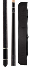 MCDERMOTT LUCKY L12 BLACK New Two-piece Billiard Pool Cue Stick FREE SOFT CASE