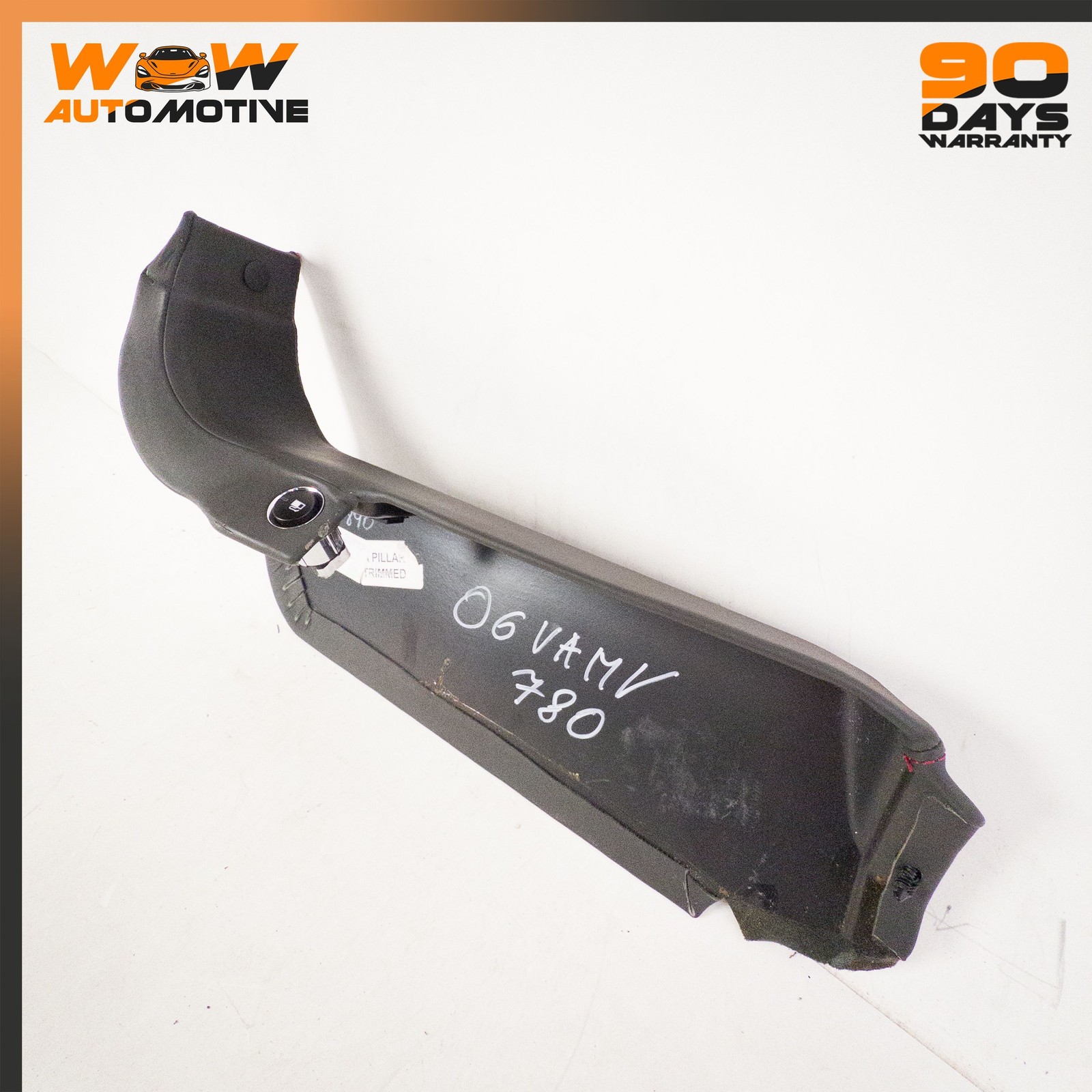 06-16 ASTON MARTIN V8 VANTAGE FRONT LEFT DRIVER SIDE KICK PANEL TRIM COVER OEM