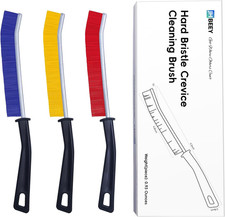 Crevice Cleaning Brush, 3Pcs Hard Bristle Crevice Cleaning Brushes for Household