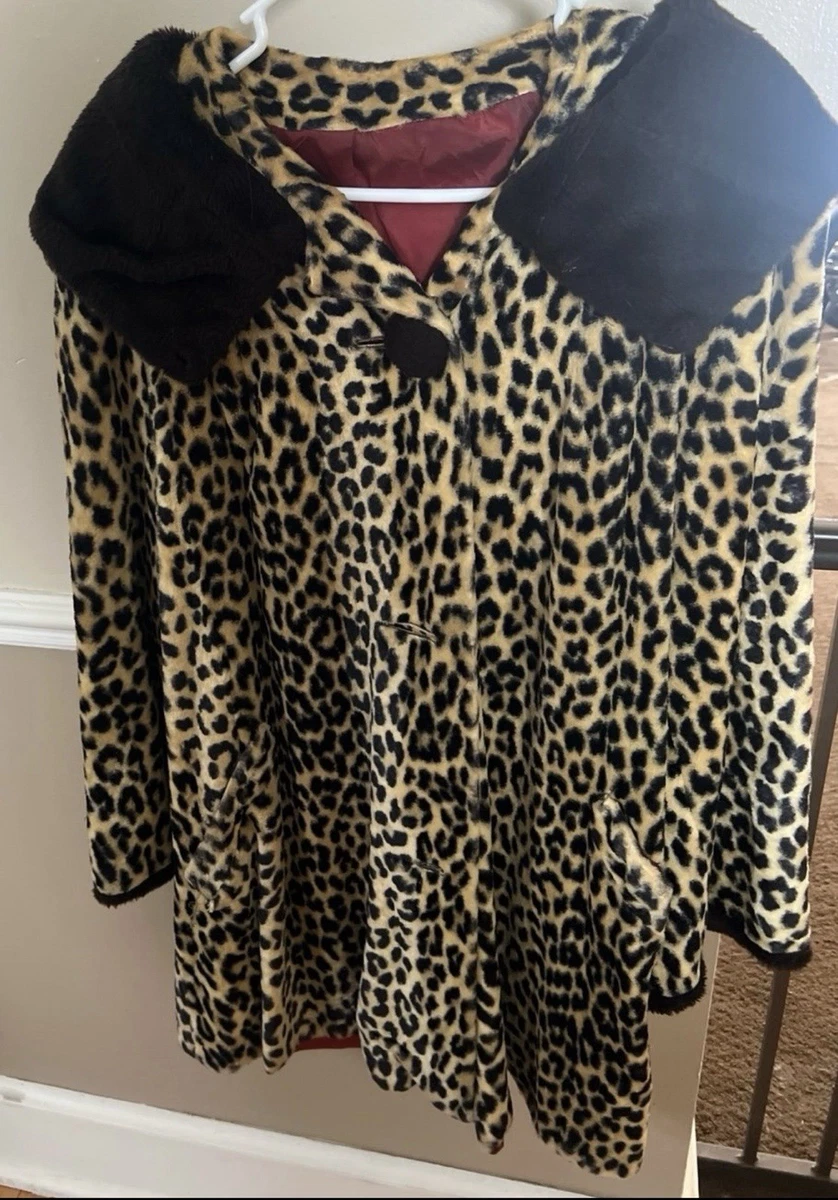 vintage leopard print coat products for sale | eBay