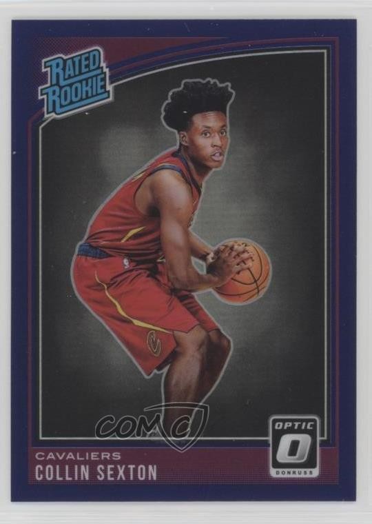 2018-19 Panini Donruss Optic Rated Rookie Purple Prizm Collin Sexton #180 18t1