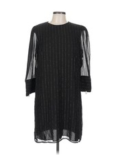NWT Allen Schwartz Women Black Cocktail Dress L