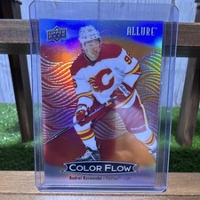 Andrei Kuzmenko 2024-25 Upper Deck Allure Color Flow Red-Orange - Flames CFL-7