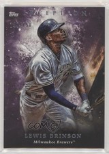 2018 Topps Inception Purple 149/150 Lewis Brinson #34 fm0