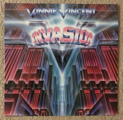 Vinnie Vincent Invasion: S/T 1986 Chrysalis Records Vinyl LP + OIS EX/VG+ Kiss