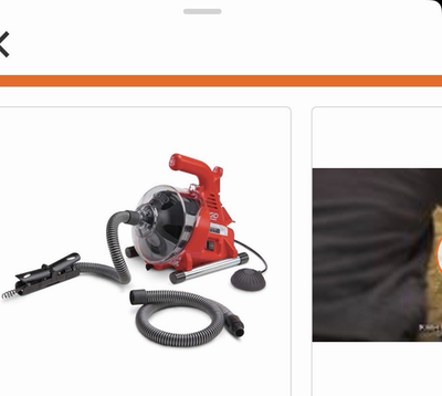 #ad RIDGID PowerClear Drain Cleaner 120V 25 ft Cable $199.99