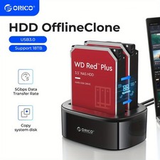 ORICO Dual Bay HDD Docking Station Offline Clone for 2.5 3.5'' SSD HDD Case