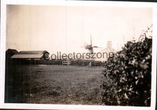 1935 Unidentified windmill near farm photo Photo 3.2 x2.2 inch