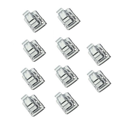 10* Stainless Steel Fastener Toggle Suitcase Box Chests Trunk Lock Latch Catch