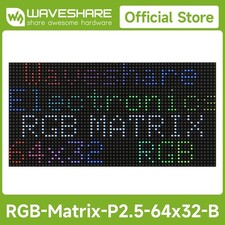 Waveshare RGB Full-color LED Matrix Panel, 2.5mm Pitch, 64 × 32