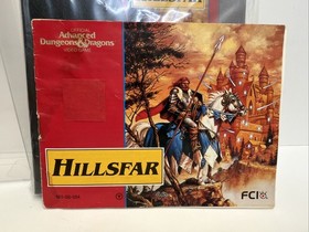 Advanced Dungeons and Dragons Hillsfar Nintendo NES Complete CIB +Prot Case