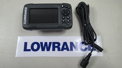 Lowrance Hook 4x GPS Fish Finder / Chartplotter w/ Power Cable