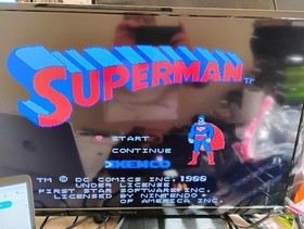 Superman - Nintendo Entertainment System NES - Tested & Working Authentic