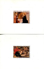 DAHOMEY 1967 EPREUVE de LUXE CHRISTMAS (J1641b