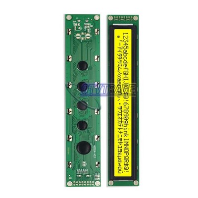 40x2 4002 Character LCD Display Equivalent with HD44780 Black on yellow #wd