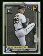 2024 Bowman Draft #BDC-3 Josh Hartle Pittsburgh Pirates Chrome Refractor