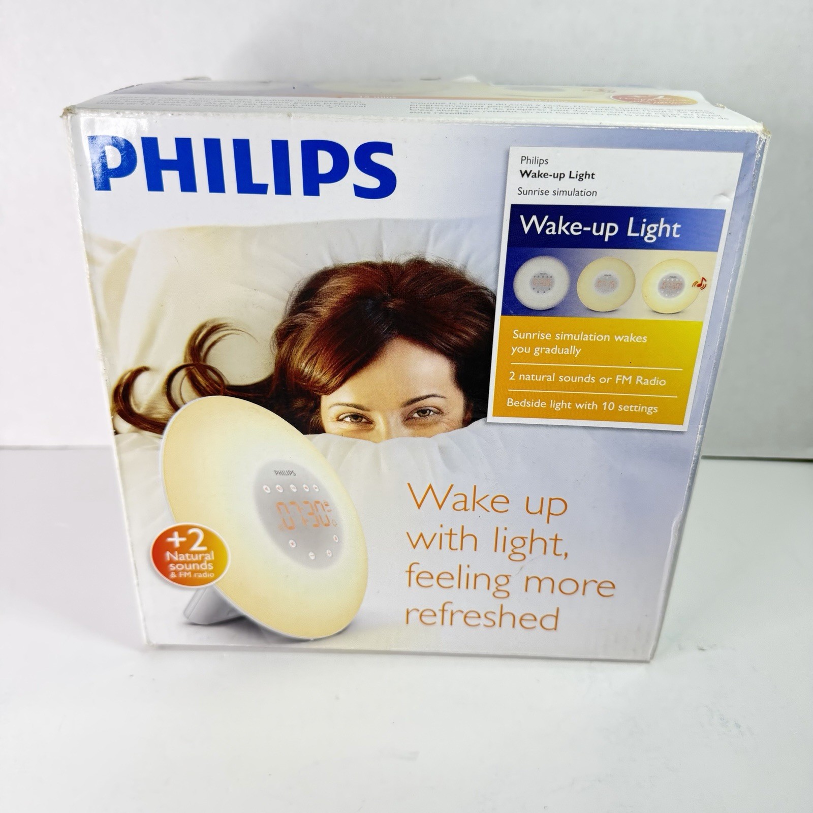 NEW Philips SmartSleep HF3500/60 Wake-Up Light Therapy Alarm Clock WITH Sunrise