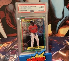 🔥2025 Topps Chrome #114 Silver Pack (RC) Jhonkensy Noel 🔥Psa 10 Gem Guardians