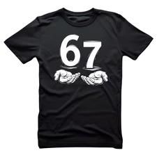 67 Six Seven Kids Teen Boys Men Woman 6-7 Meme Hands Funny T-Shirt, Unisex shirt