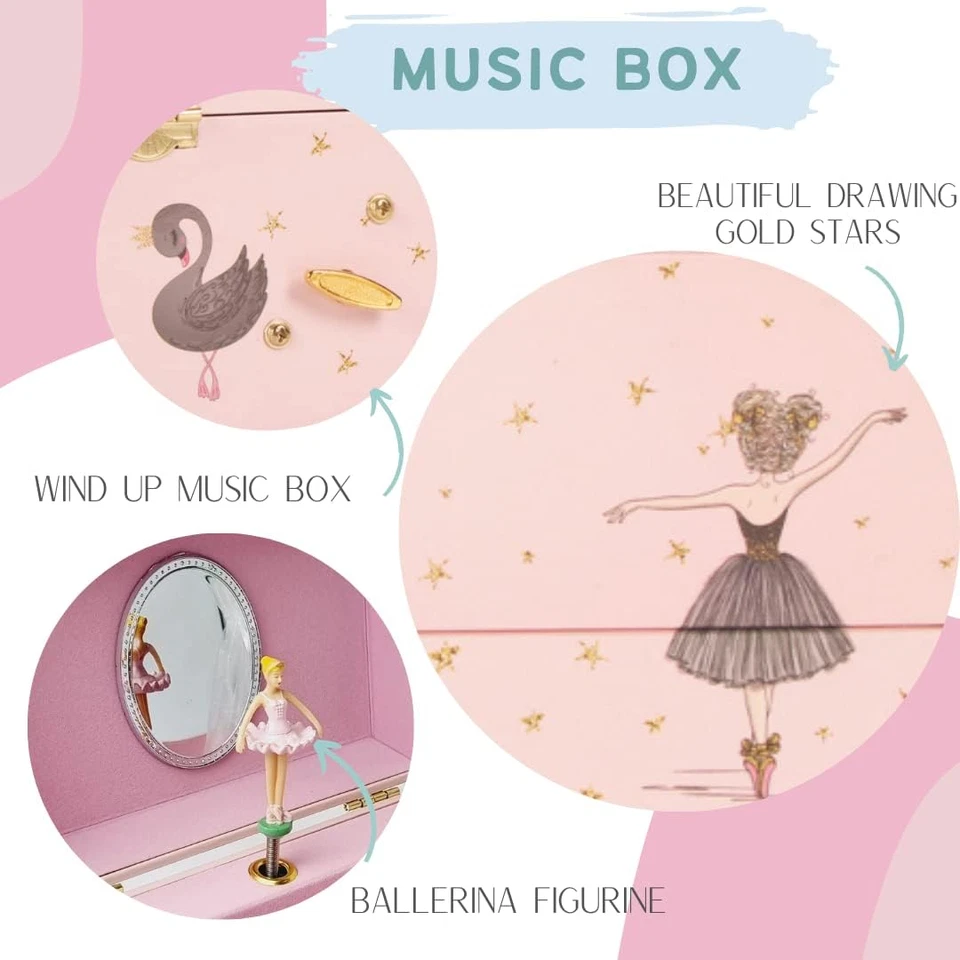 Music Jewelry Box with Necklace Pendant and Charm Bracelet Set| Jewellery Musica - image 4 of 4