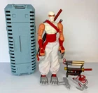 2005 C1 GI JOE Sigma 6 Storm Shadow Action Figure w/Footlocker Case Accessories