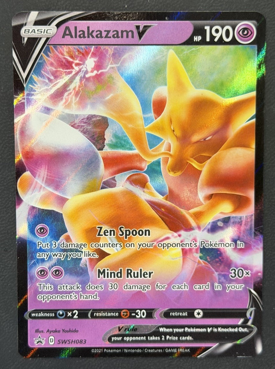 Alakazam V - SWSH083   Sword & Shield Promo Card Pokemon TCG