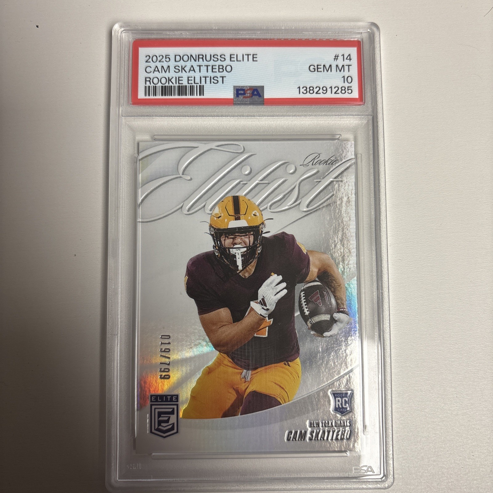 Cam Skattebo Panini Donruss Elite Rookie Elitist #14 Base