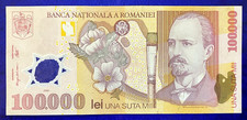 2001 ROMANIA - 100000 LEI (POLYMER) - XF+ - EZEU