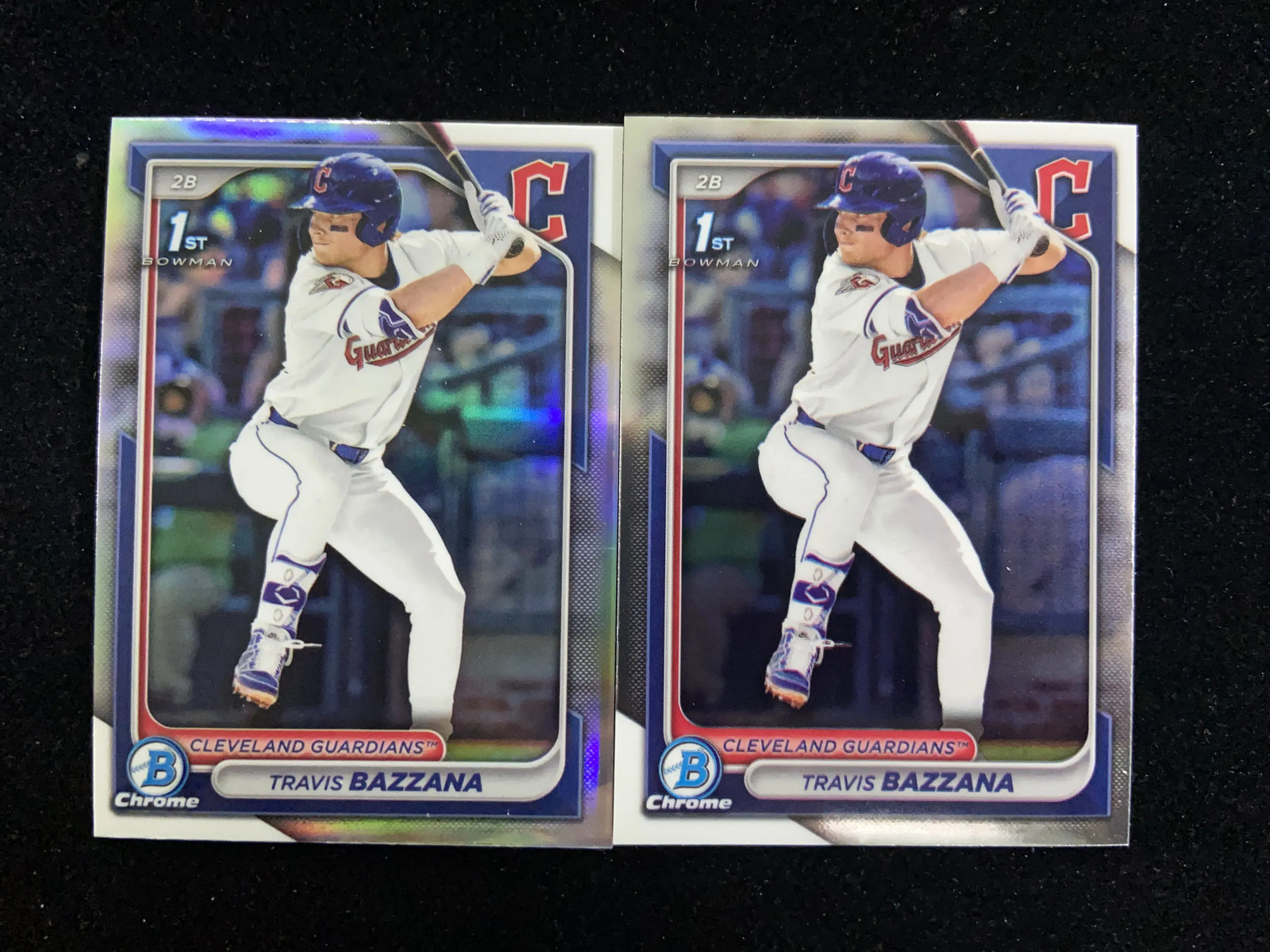 2024 Topps Bowman Draft Chrome Refractor #BDC-1 Travis Bazzana 1st Lot*2 QI95