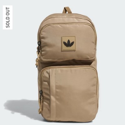 Adidas Utility 4 Sling Bag Hiking JK5456 Brown Travel Gorpcore Backpack |  eBay