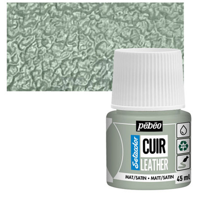 Setacolor Opaque Fabric Paint 45ml Sage Green  .