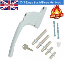Universal Inline uPVC Window Handle Espag Upvc Key Locking Double Glazing UK