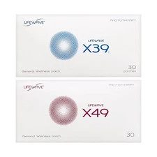 LIFEWAVE X39 Patches X49 Patches Set- 30 Patches - Elevate, Activate, Regenerate