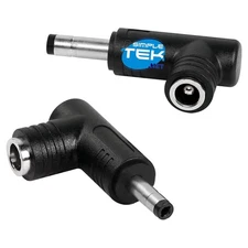 2 X ADAPTERS Converter From 5.5MM X 2.5MM To 4.0MM X 1.7MM Angled Powered