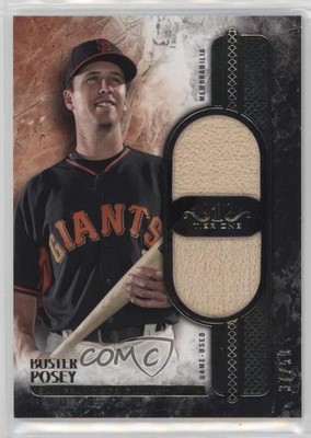 2016 Topps Tier One Relics Dual Swatch /50 Buster Posey #T1DR-BPO oh8