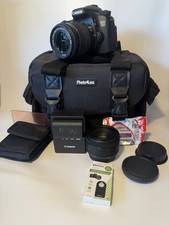 Canon EOS 70D Camera All Of This Bag, SD Card, Two Lenses, Bag, Charger  More