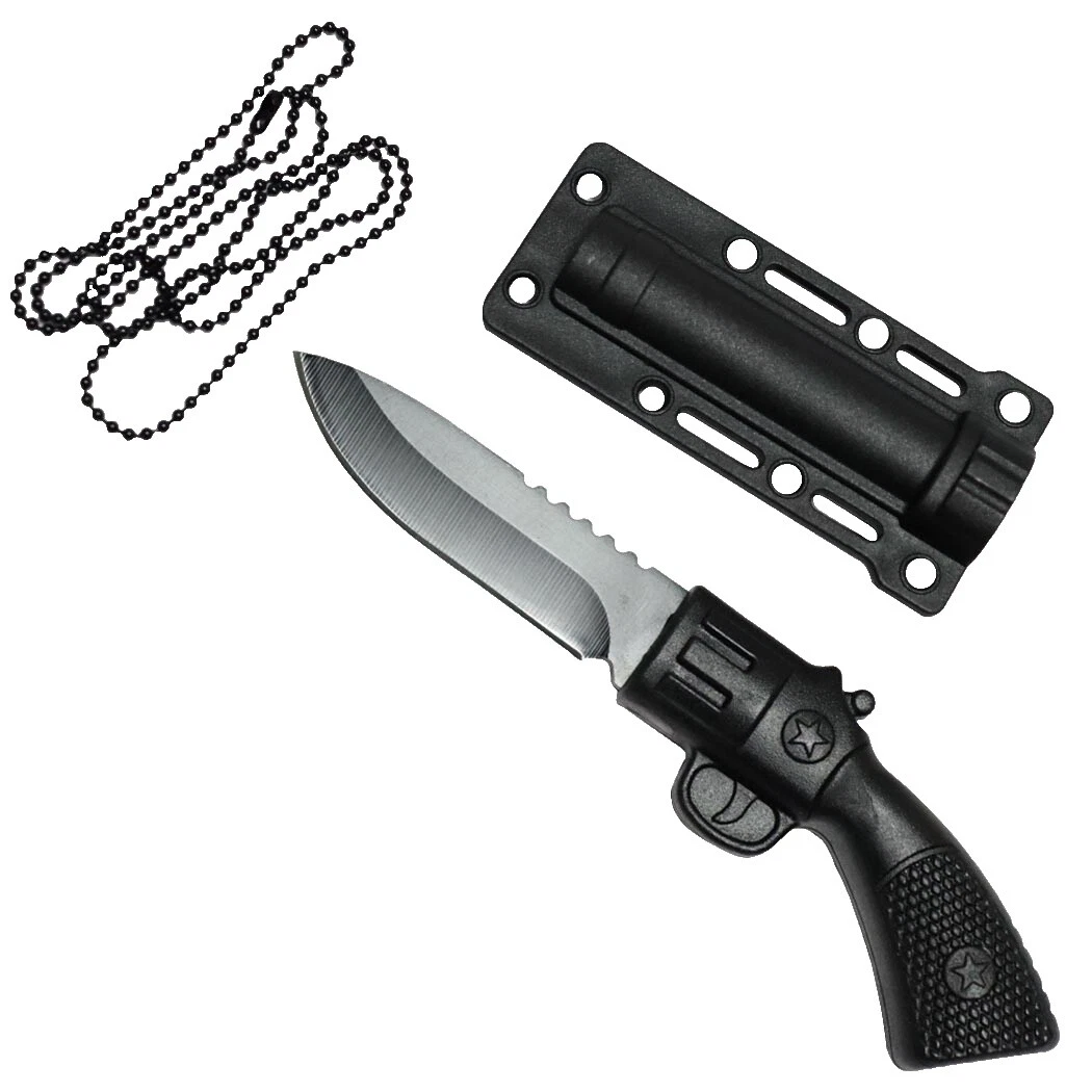 Drop Point Plastic Handle Boot Collectible Fixed Blade Knives