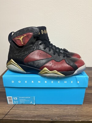 Nike Air Jordan 7 Retro Doernbecher 2016 DB Red Gold Black Nike Air Jordan 7 Retro Doernbecher 2016 DB Red Gold Black