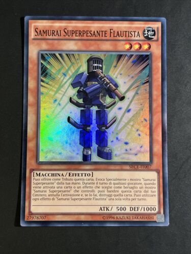Yu Gi Oh Samurai Super Heavy Flautist Ita Sece-IT007 Effect Machine NM - Picture 1 of 2