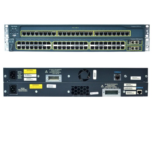 Cisco (1) WS-C3548-XL-EN Gigabit GBIC (1) WS-C2950-24 Catalyst Ethernet Switch - Picture 2 of 6